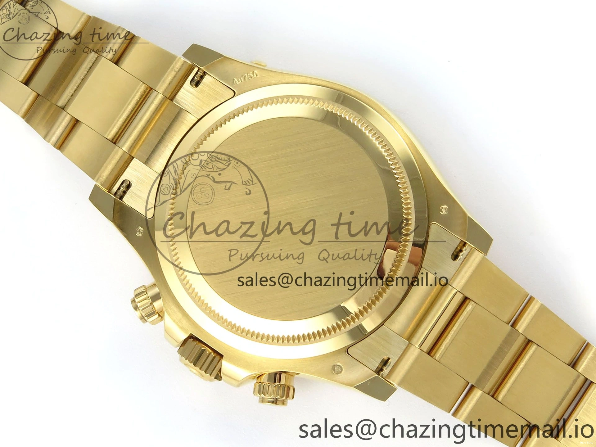 MiroTime 0123 TimelessDesign Daytona 126508 APSF 1:1 Best Edition Black Dial on YG Braclet SH 742